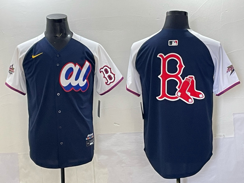 Men 2025 Boston Red Sox Blue MLB All star Nike jersey 002->los angeles lakers->NBA Jersey
